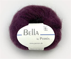 Bella by permin kid mohair - smuk bordeaux